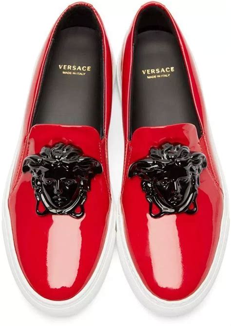 versace schuhe rot|versace shoes.